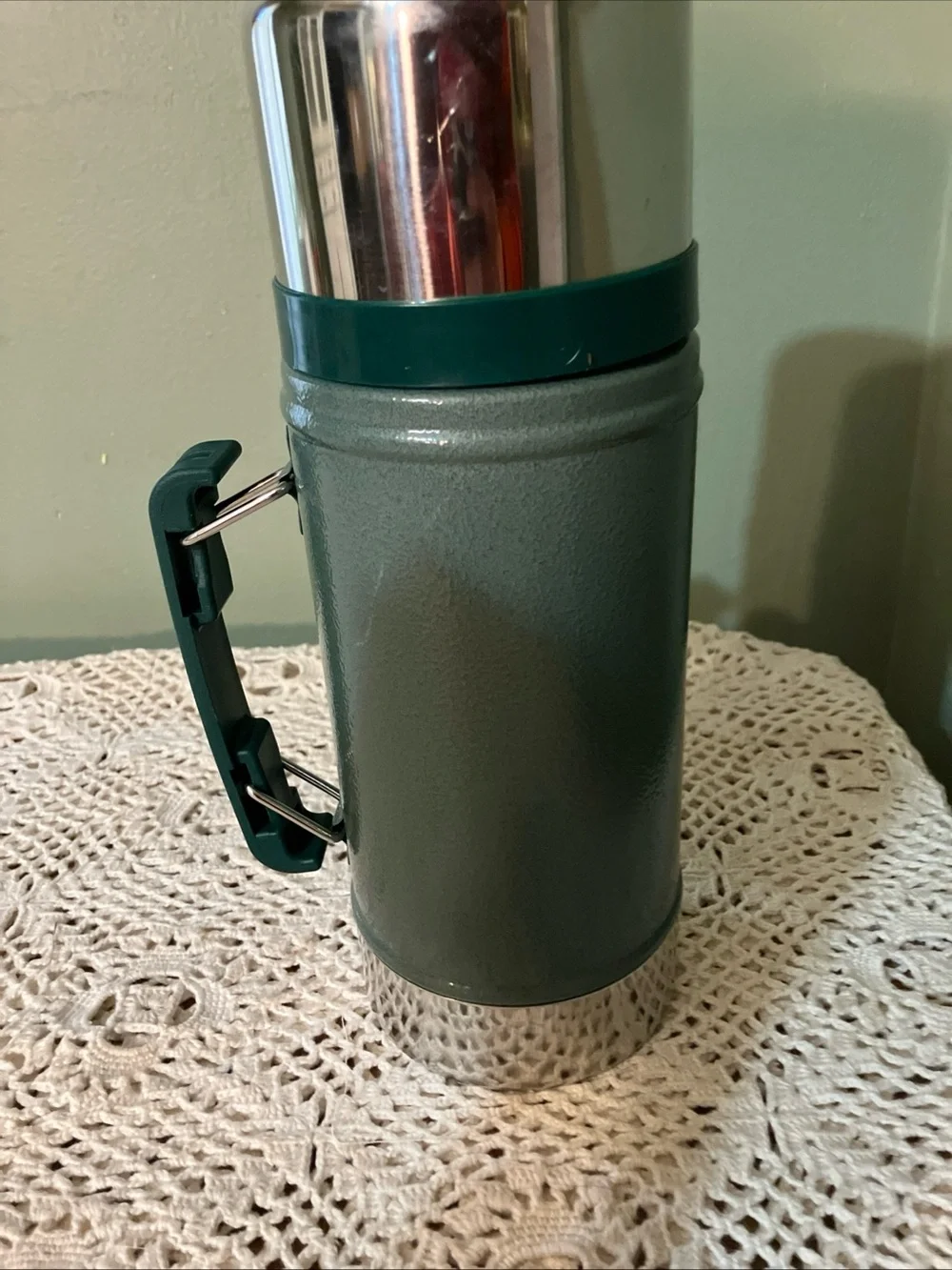 Stanley Stainless Steel 24oz Wide Mouth Thermos EN 12546-1. MINT - Picture 6 of 9